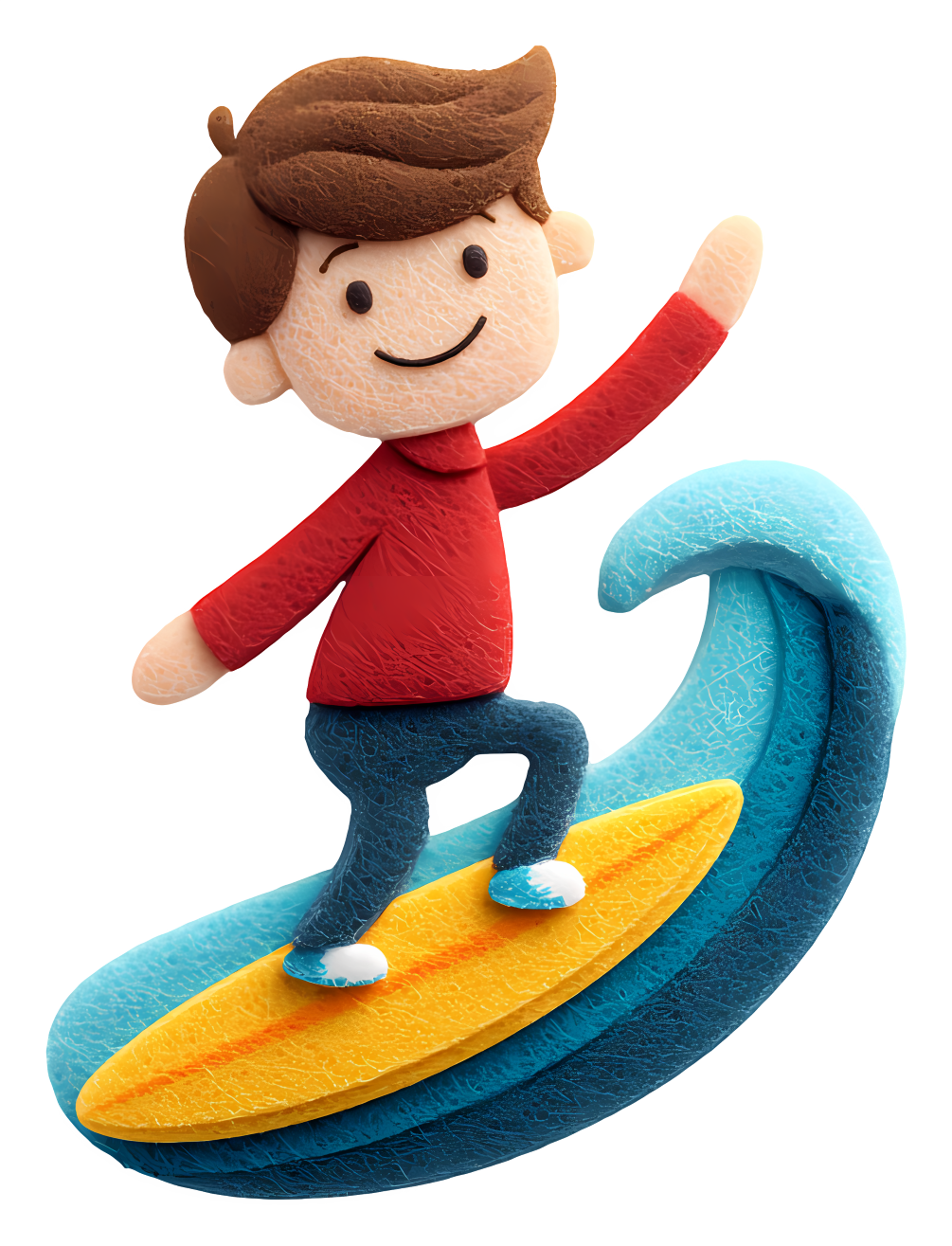 Person climbing growth arrow